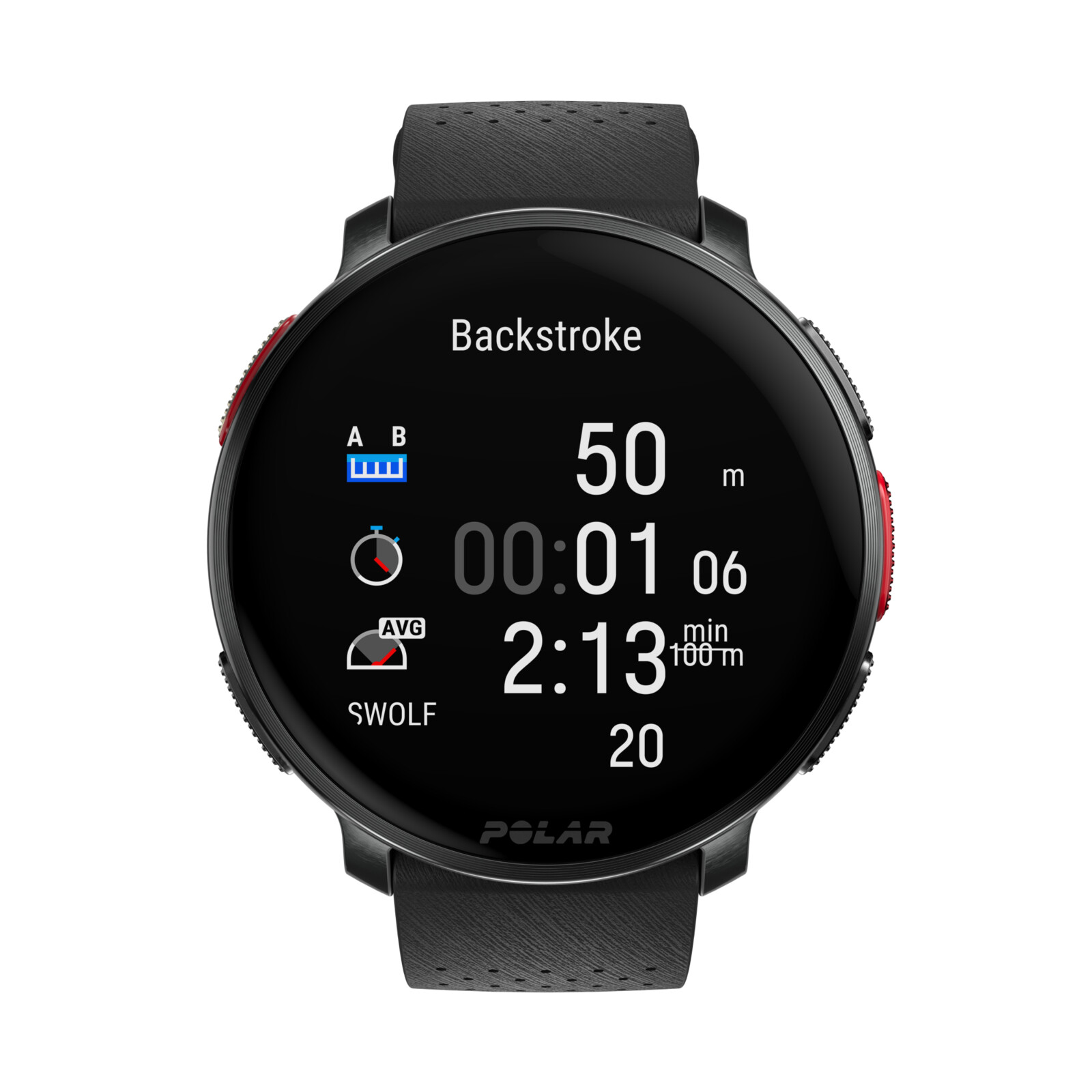 Polar Vantage V3 black/black S-L inkl. HR