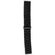 Mika Band Uhrenarmband 22mm Edelstahl Glieder schwarz