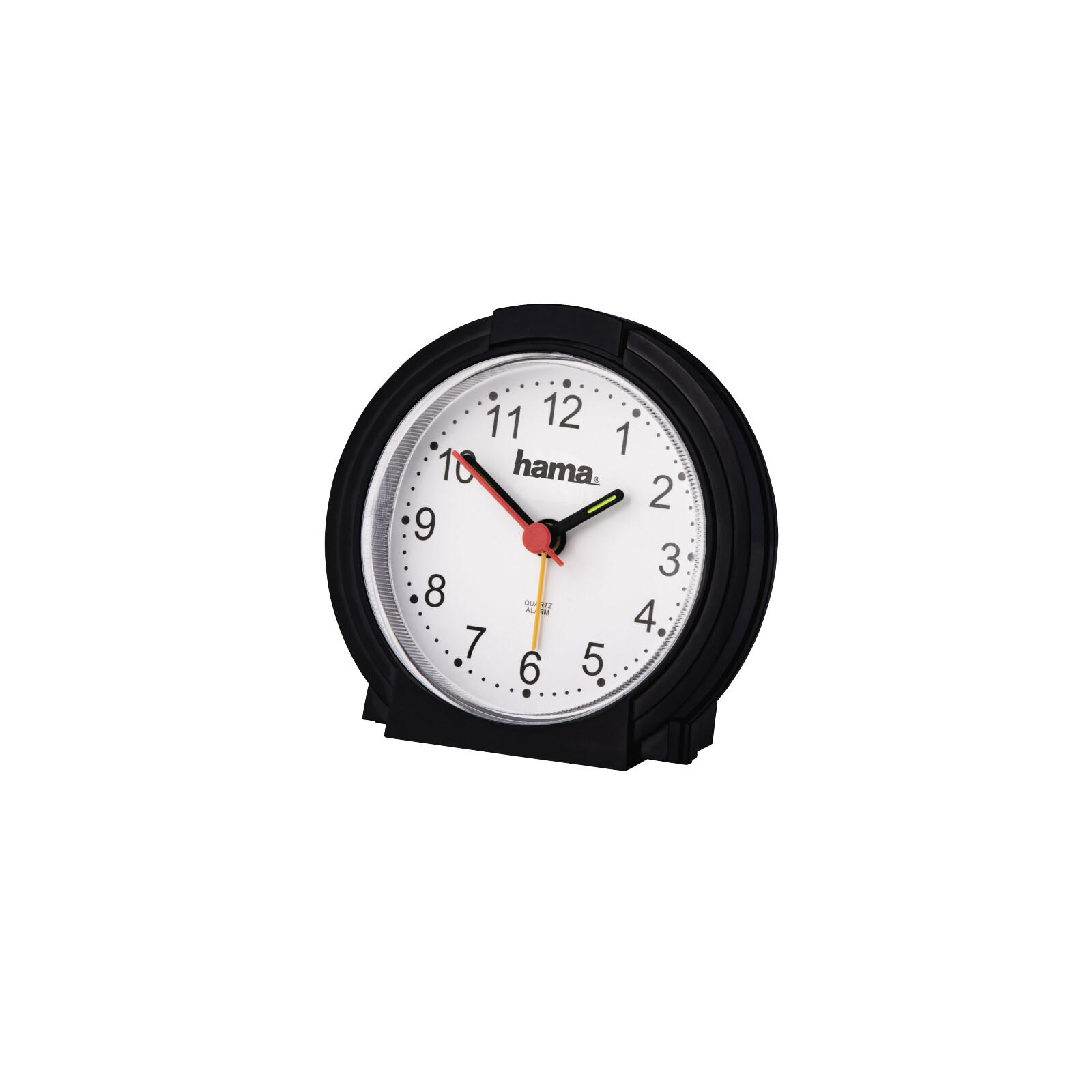 Hama Wecker Classic ger&auml;uscharm schwarz/wei&szlig;
