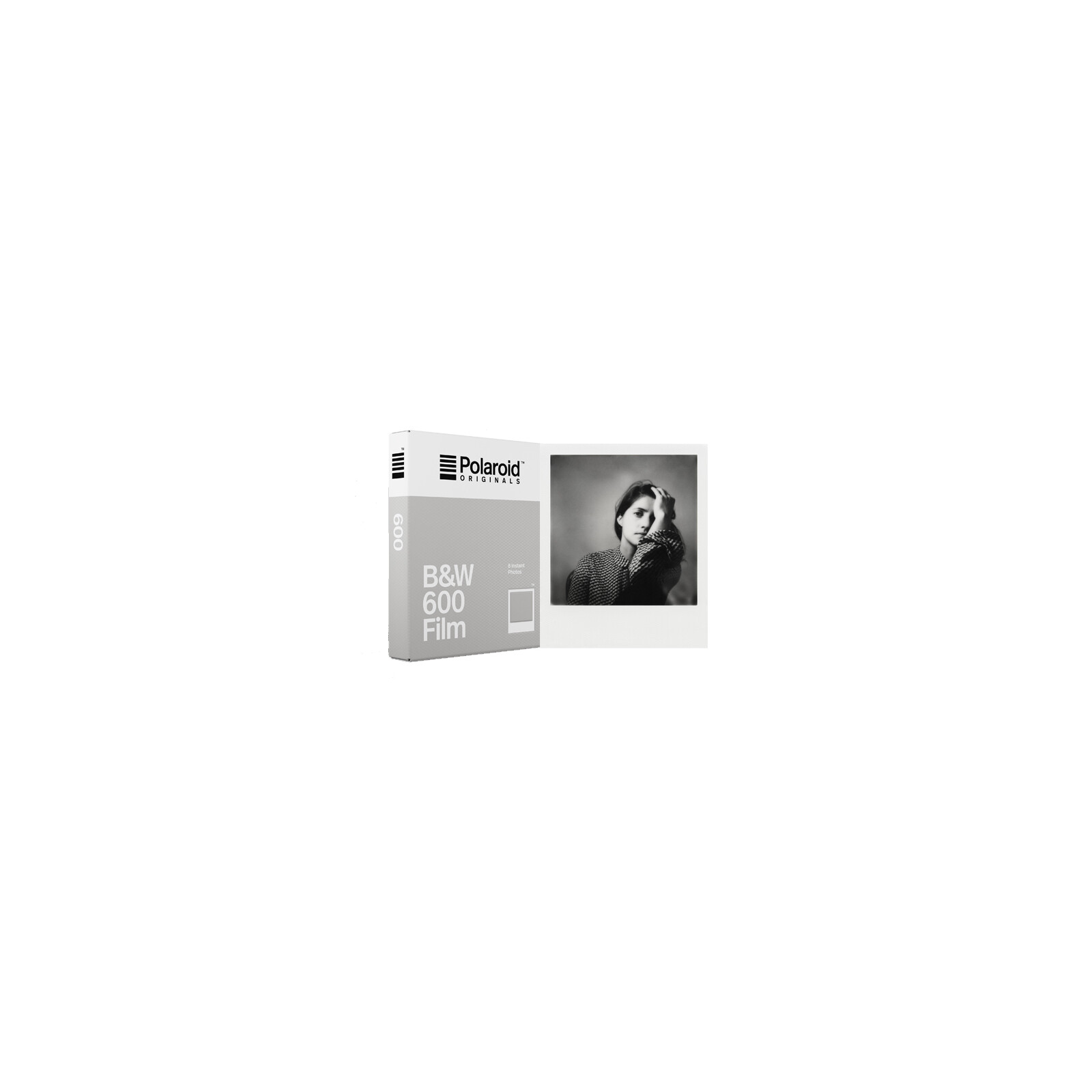 Polaroid 600 B&W Film + Aufbewahrungsbox