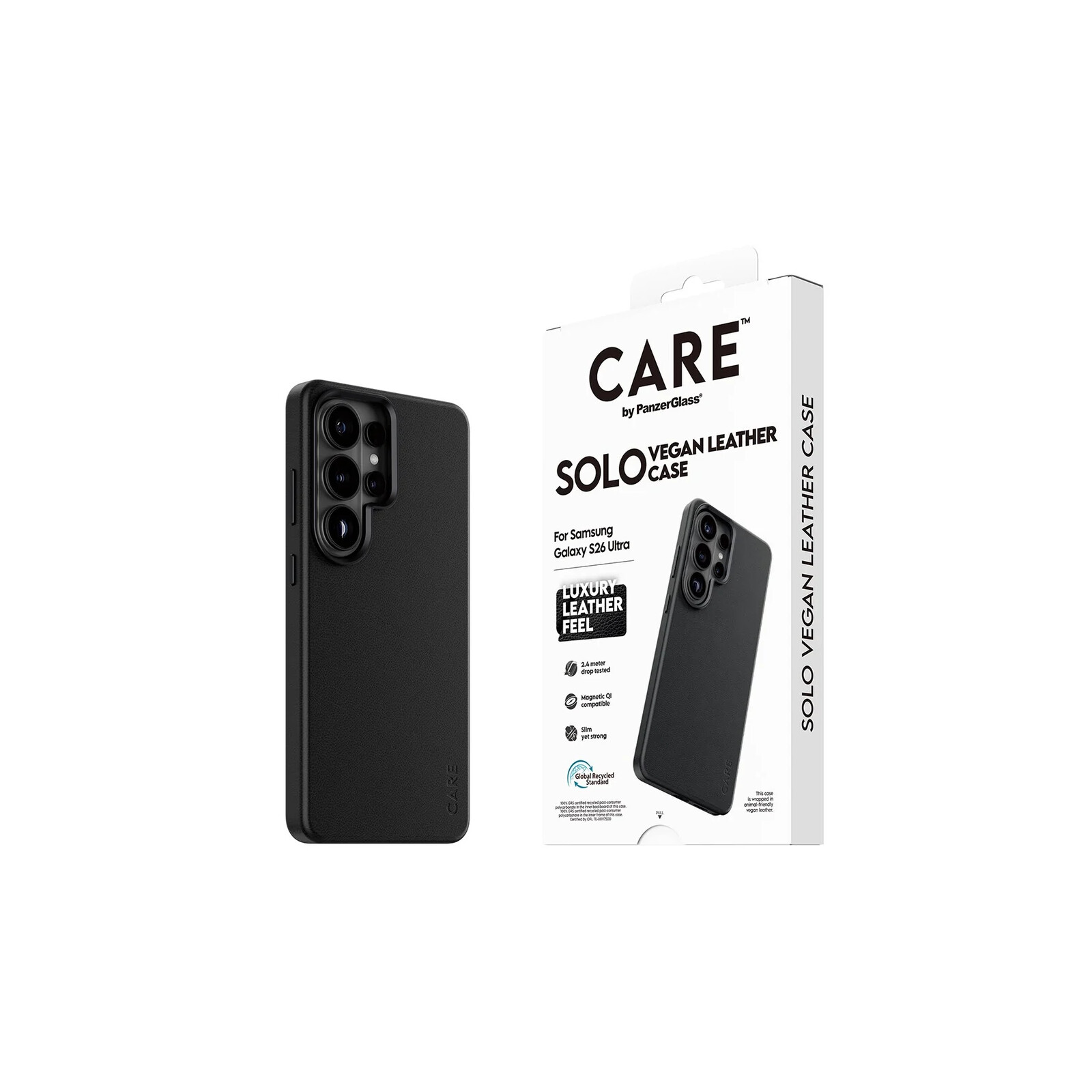 PanzerGlass Care SOLO Case Samsung Galaxy S26 Ultra Black