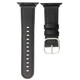 Mika Uhrenarmband Apple 42/44mm Echtleder schwarz