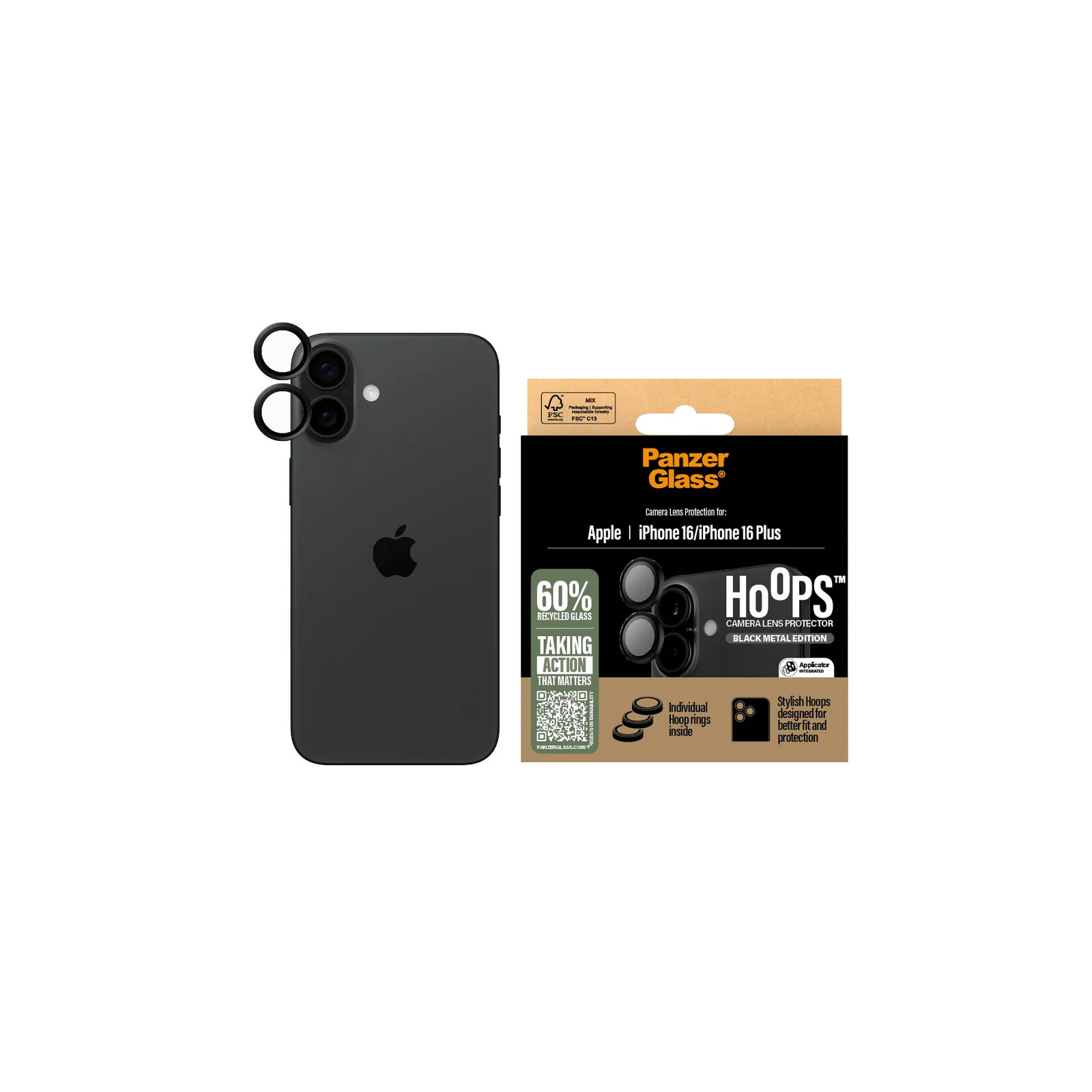 Panzerglass Camera Protection Apple iPhone 16/16 Plus