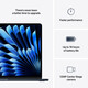 Apple MacBook Air 15 M4/10CPU/10GPU/16GB/256GB SSD mitternac