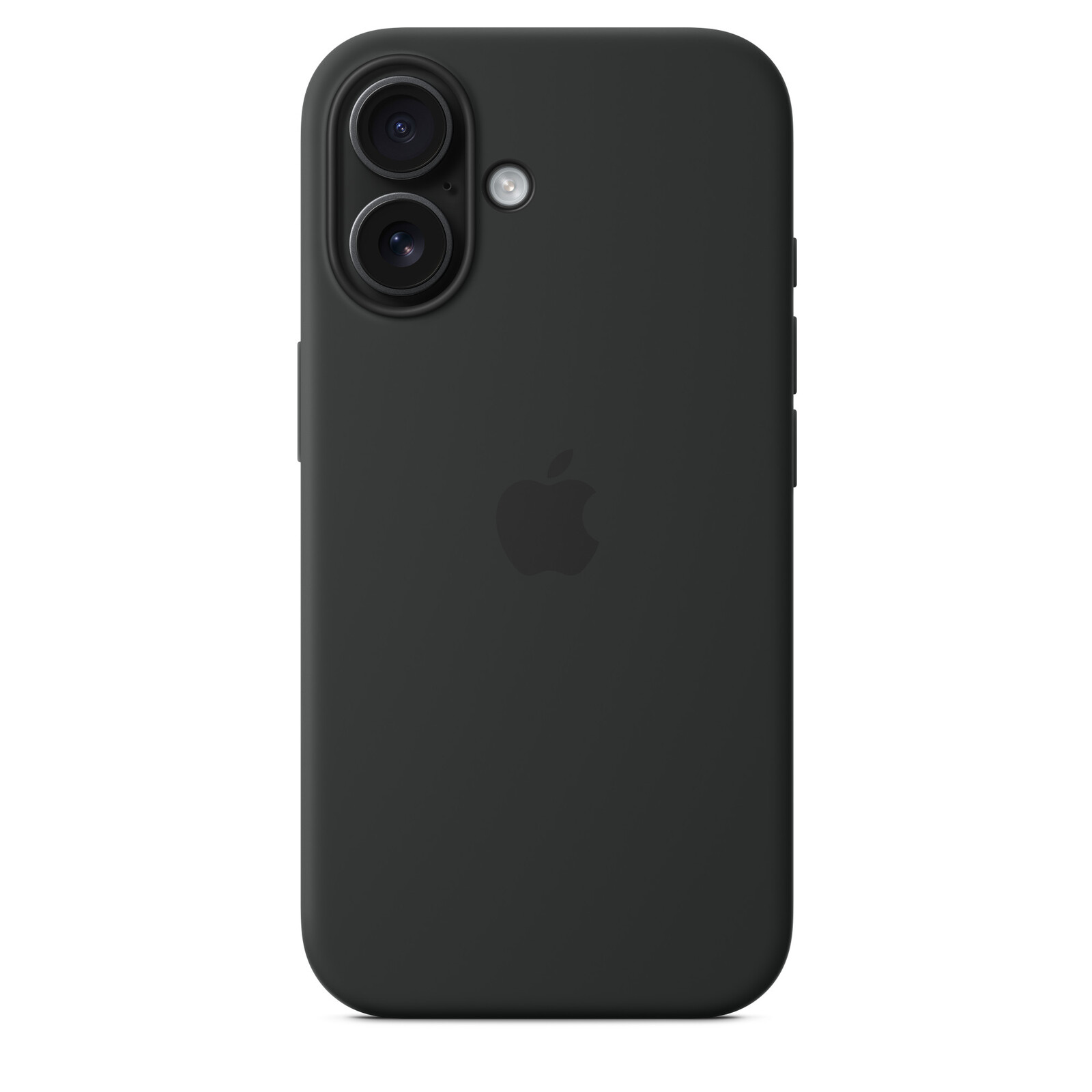 Apple iPhone 16 Silikon Case mit Magsafe black