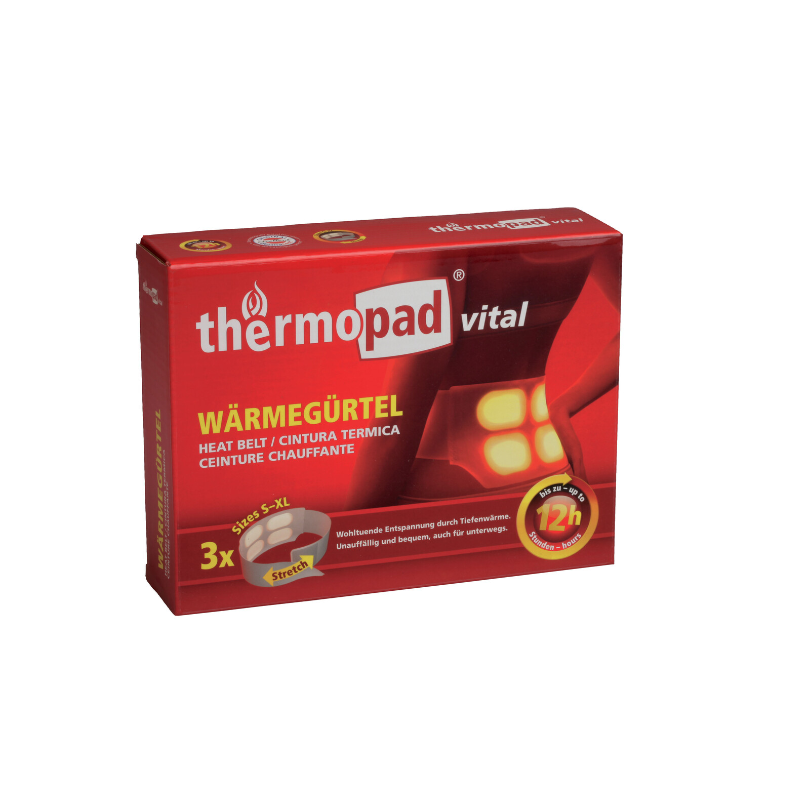 Thermopad W&auml;rmeg&uuml;rtel Box mit 3 Stk