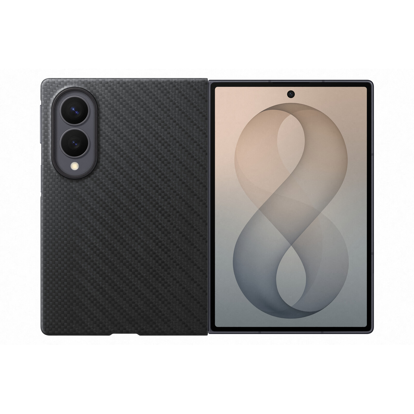 Samsung Carbon Magnet Case f&uuml;r Samsung Galaxy Z Fold 8 schwarz