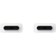 Sam Data USB-C/USB-C 25 Watt 1,8 Meter White
