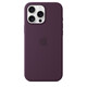 Apple iPhone 16 Pro Max Silikon Case mit Magsafe plum 
