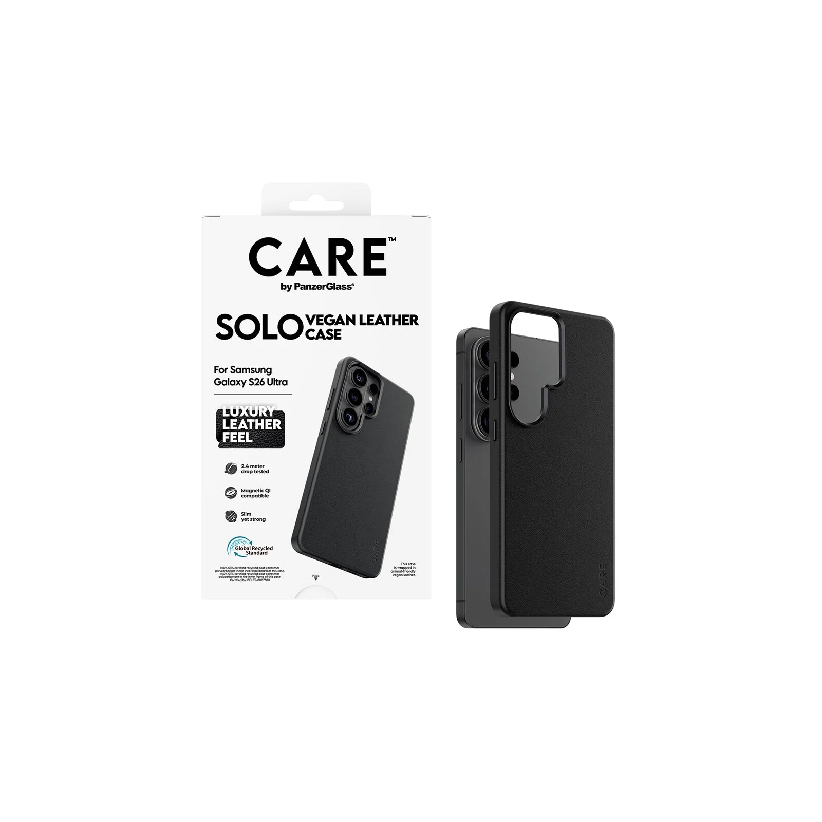 PanzerGlass Care SOLO Case Samsung Galaxy S26 Ultra Black