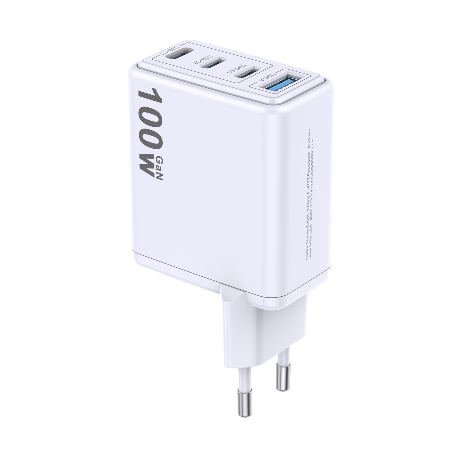 Felixx Slim PD Reiselader 100W inkl.Kabel Wei&szlig;
