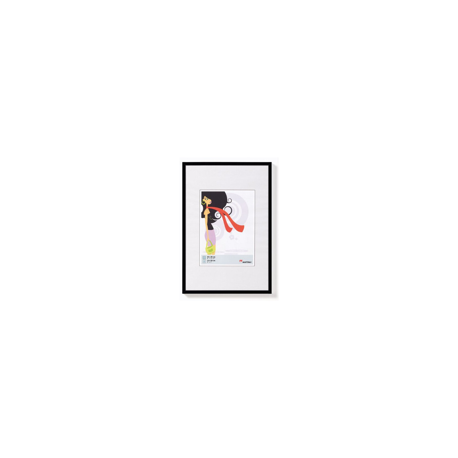 Bilderrahmen New Lifestyle 15x20cm Kunststoff schwarz