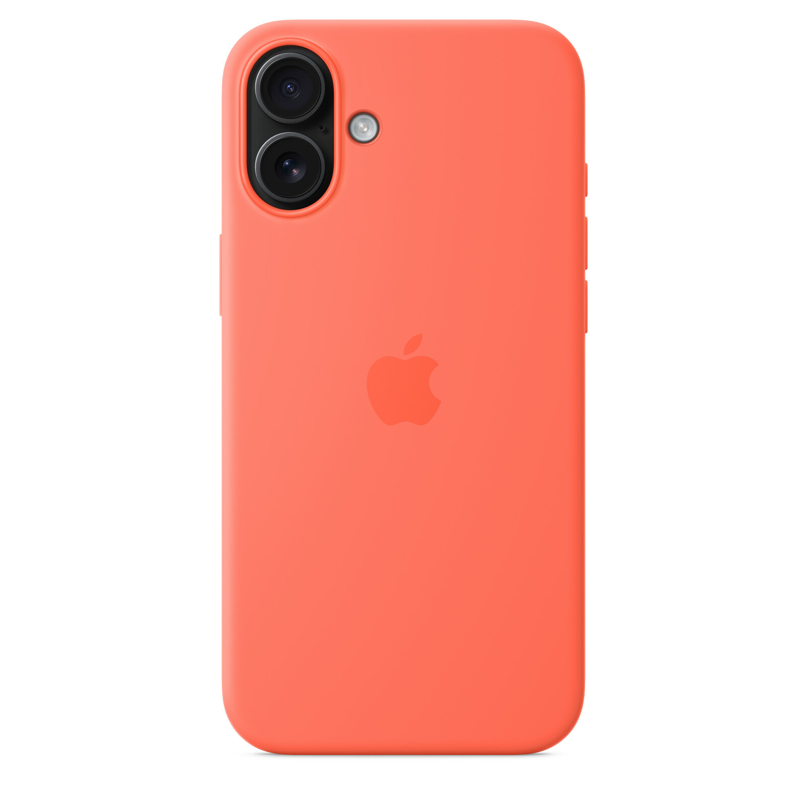 Apple iPhone 16 Plus Silikon Case mit MagSafe mandarine