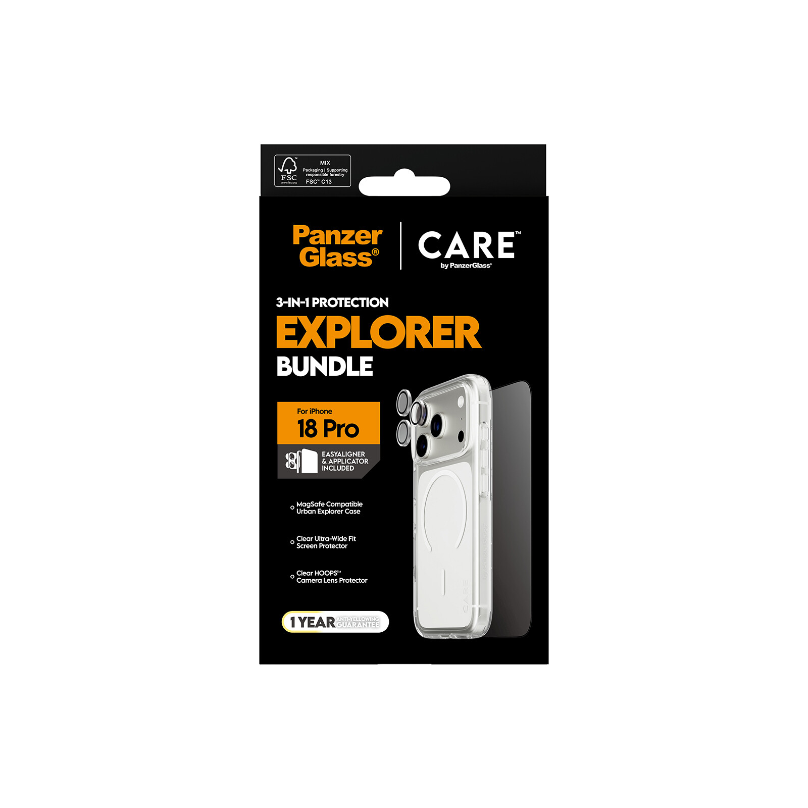 Care Flagship 3-in-1 Apple iPhone 2026 Pro Clear