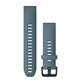 Garmin Quickfit Band 20mm S/M Silikon taubenblau schwarz
