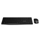 Beatec 2,4-GHz-Funk-Tastatur- und Maus-Set Black