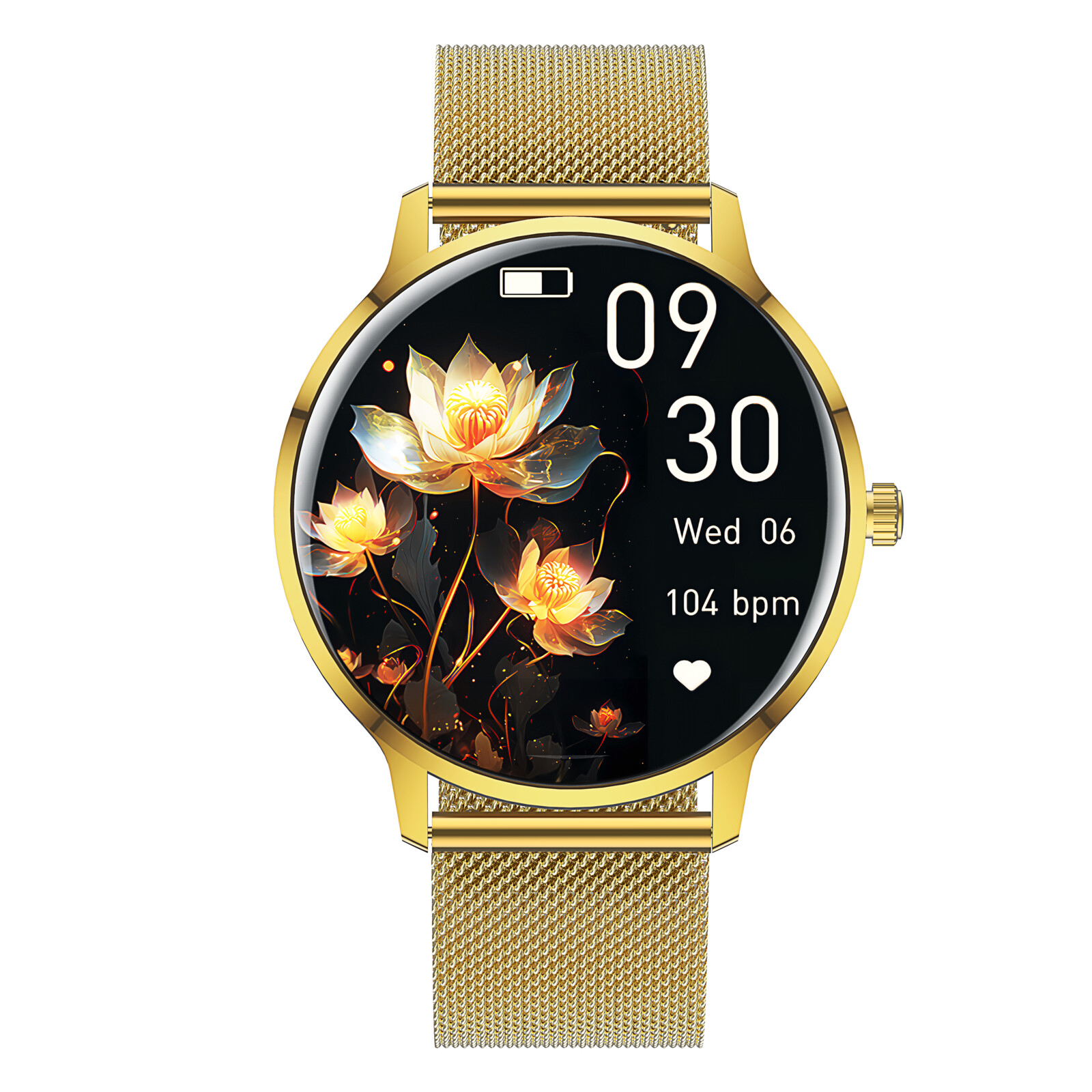 Felixx Smartwatch F616, Amoled 1.65, SUN, gold