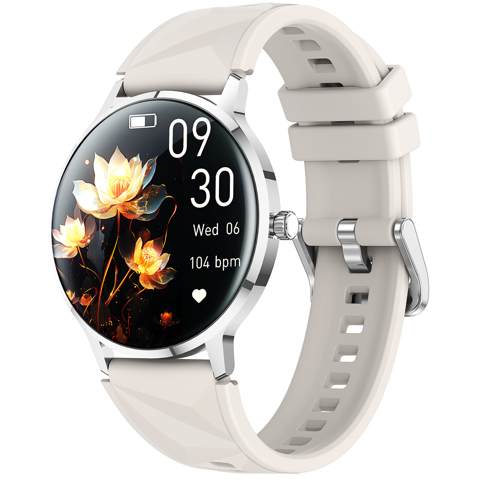 Felixx Smartwatch F616, Amoled 1.65, SUN, silver