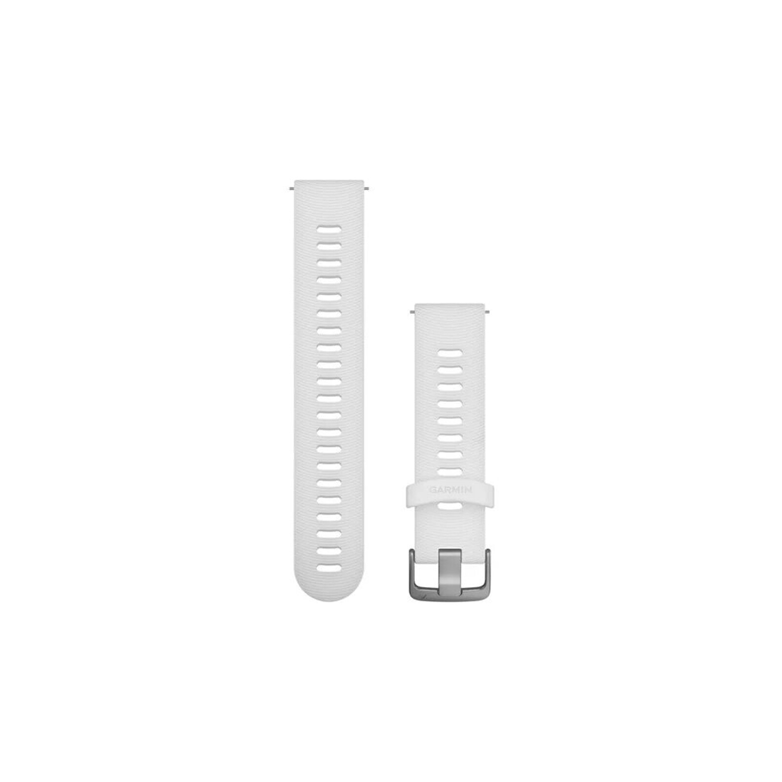 Garmin Uhrenarmband Forerunner 20mm Silikon Wei&szlig;