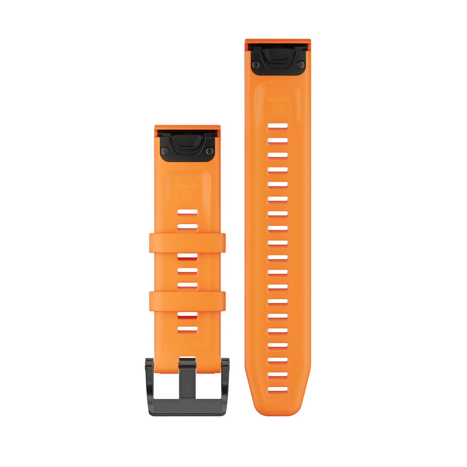 Garmin QuickFit 22 Uhrenband Silikon Orange