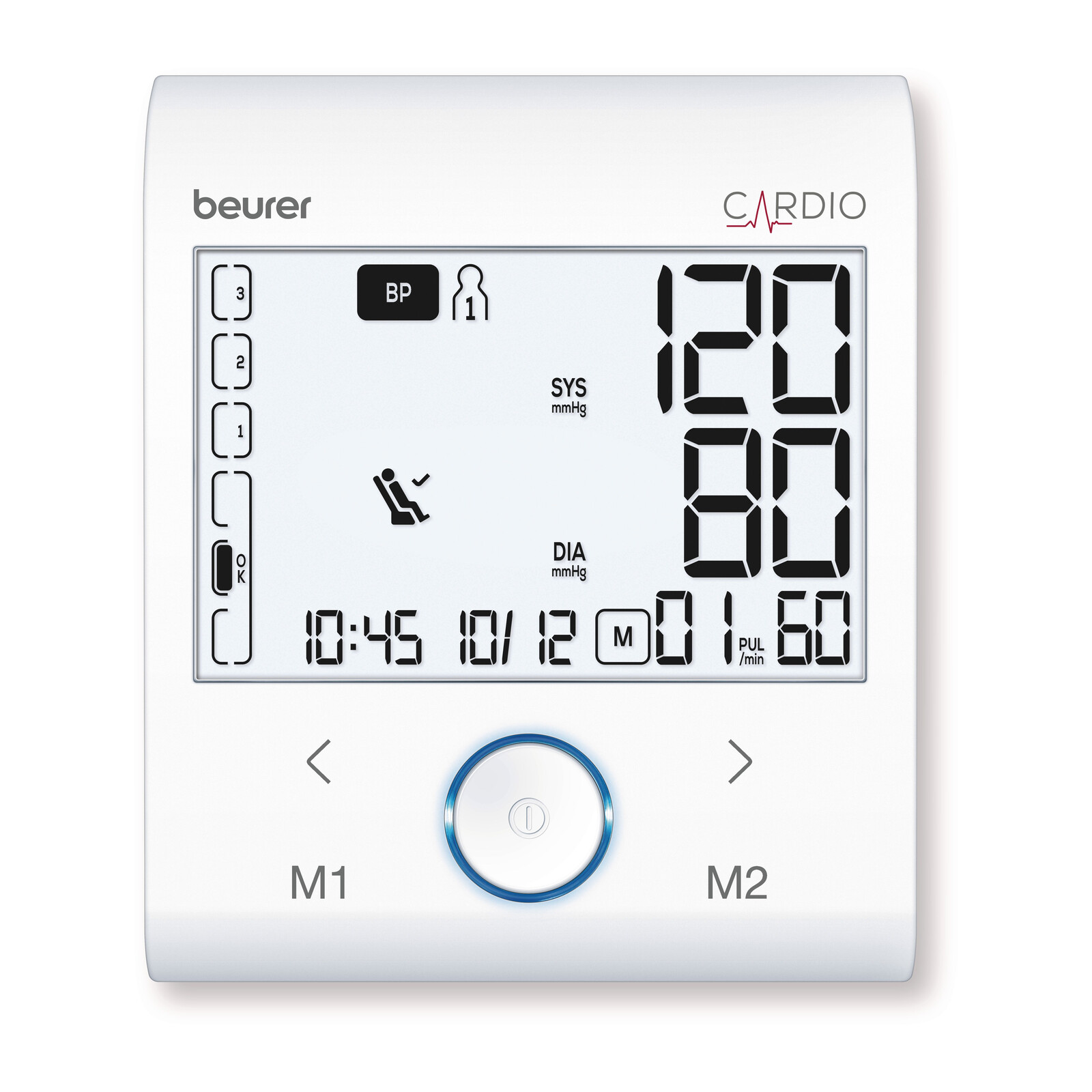 Beurer Oberarm-Blutdruckmessgerät Beurer BM 96 Cardio