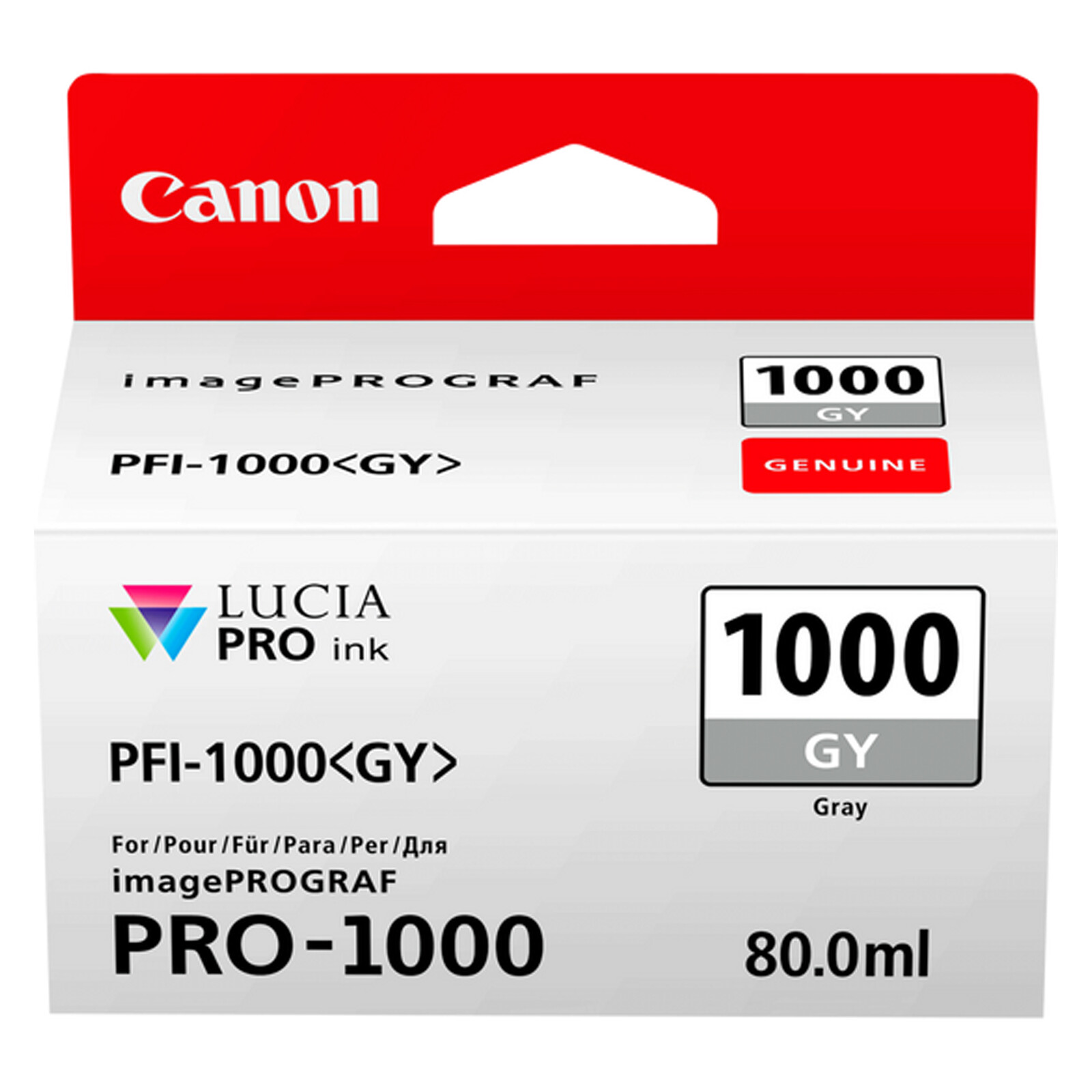 Canon PFI1000GY grey imagePrograf Pro 1000