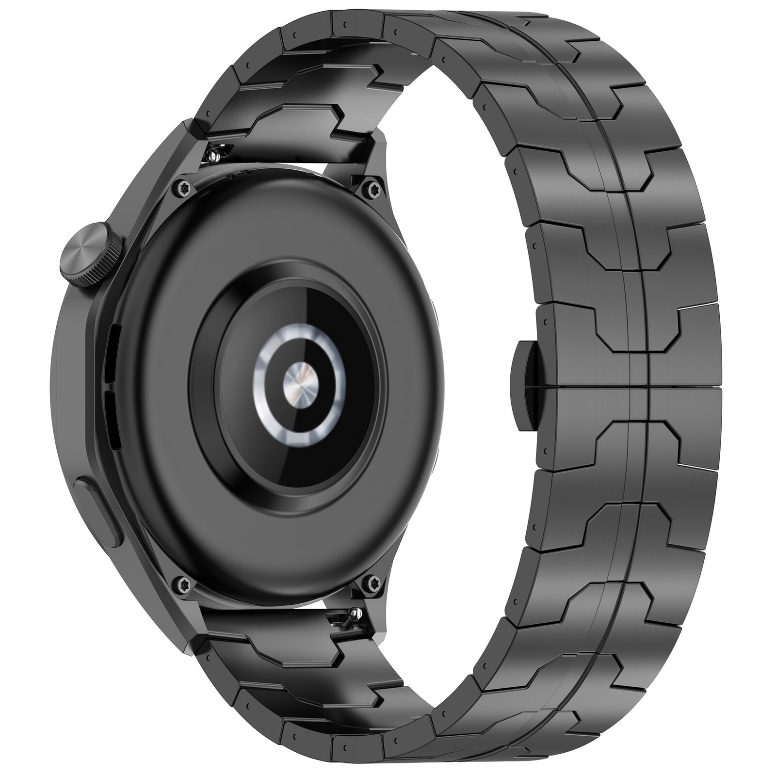 Felixx Smartwatcharmband Edelst./Titan Black-Universal 22mm
