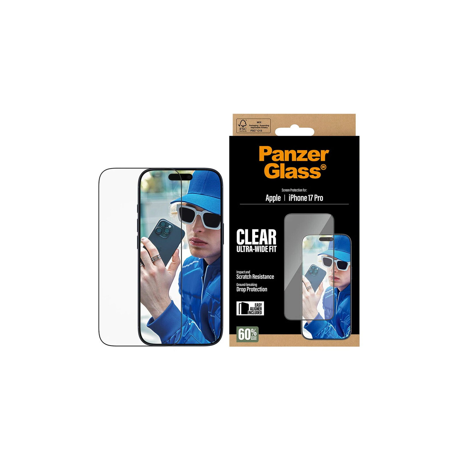 PanzerGlass Screen Protector Apple iPhone 17 Pro