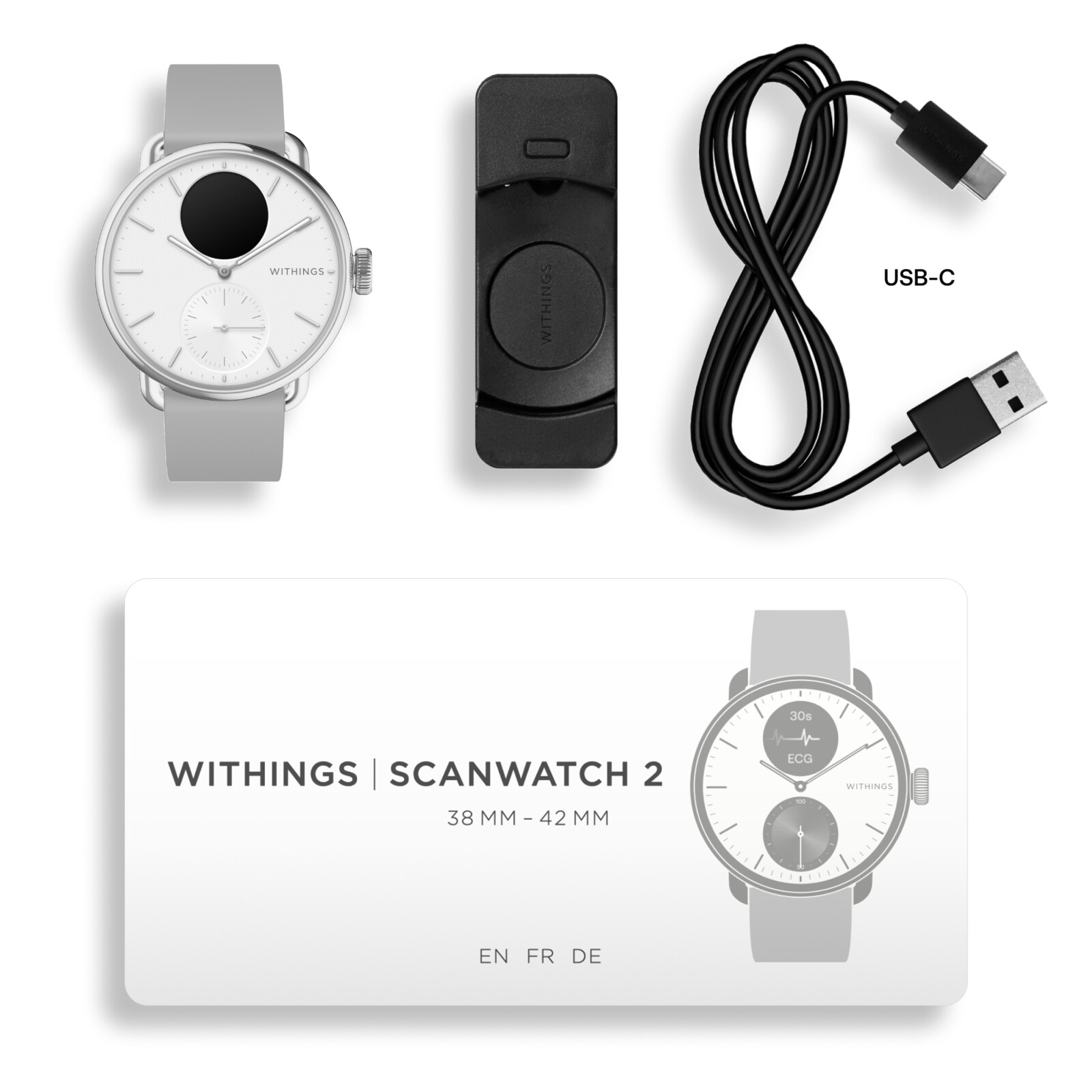 Withings Scanwatch 2 38mm wei&szlig;