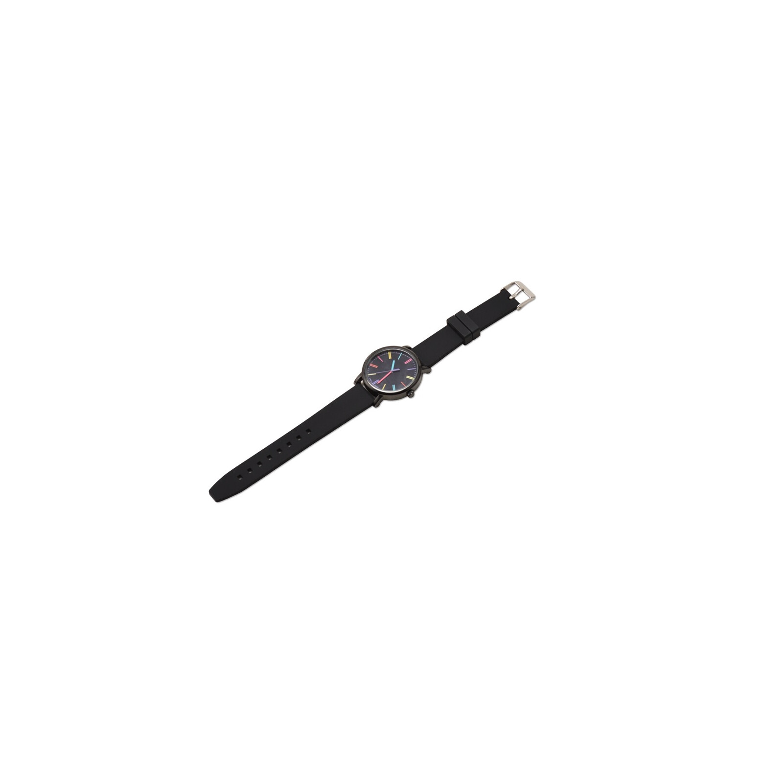 Mika Uhrenarmband Uni 18mm Silikon schwarz