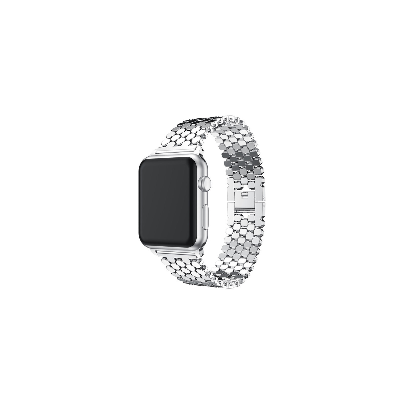 Mika Uhrenarmband Apple 38/40mm Alu silber