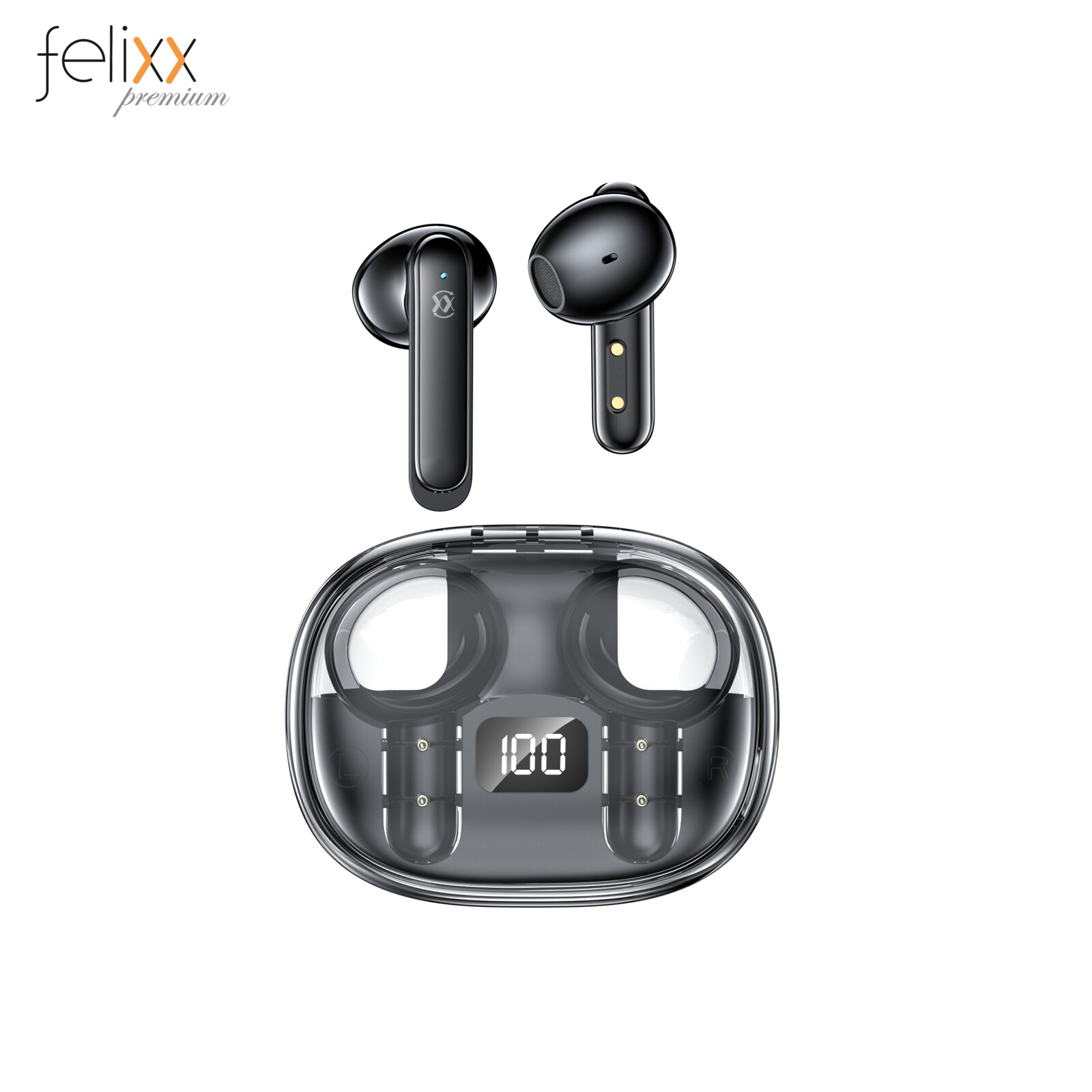 Felixx Aero Ghost Bluetooth True Wireless Headset black