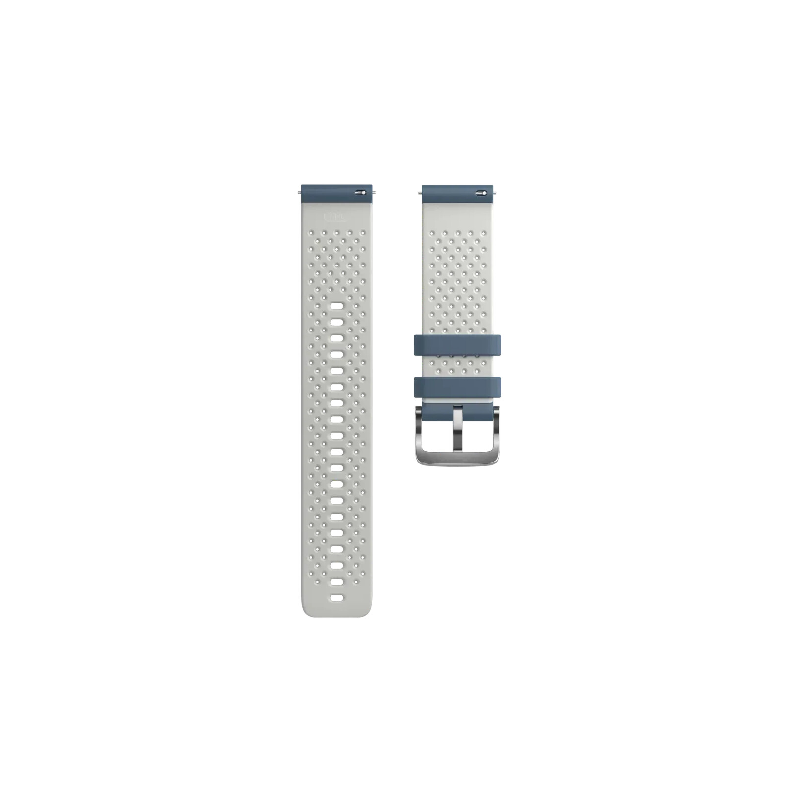 Polar Armband 22mm Silikon S-L blue/grey