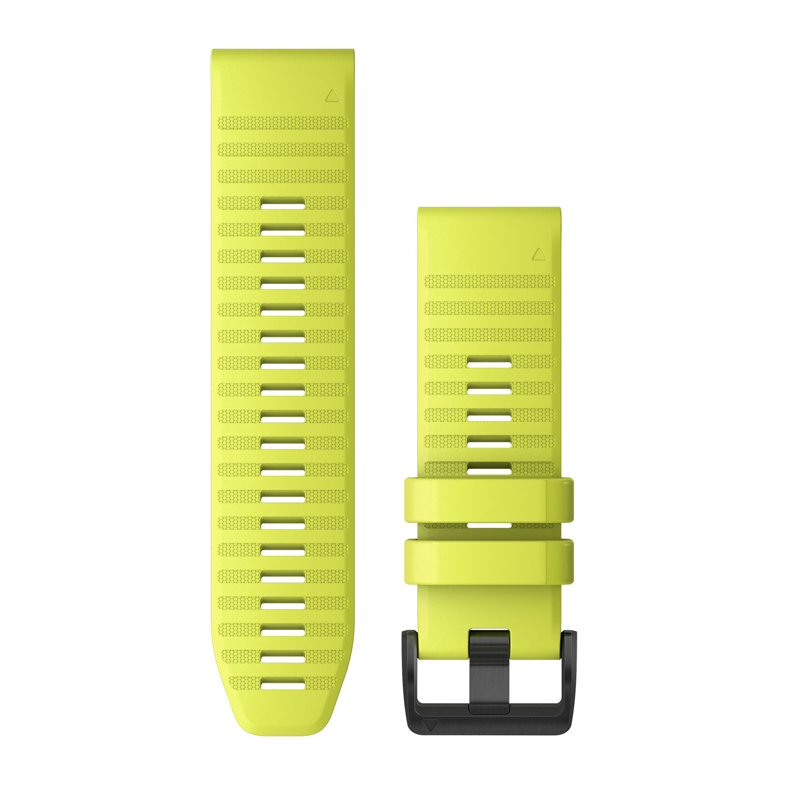 Garmin Quickfit Band 26mm Silikon leuchtgelb schwarz