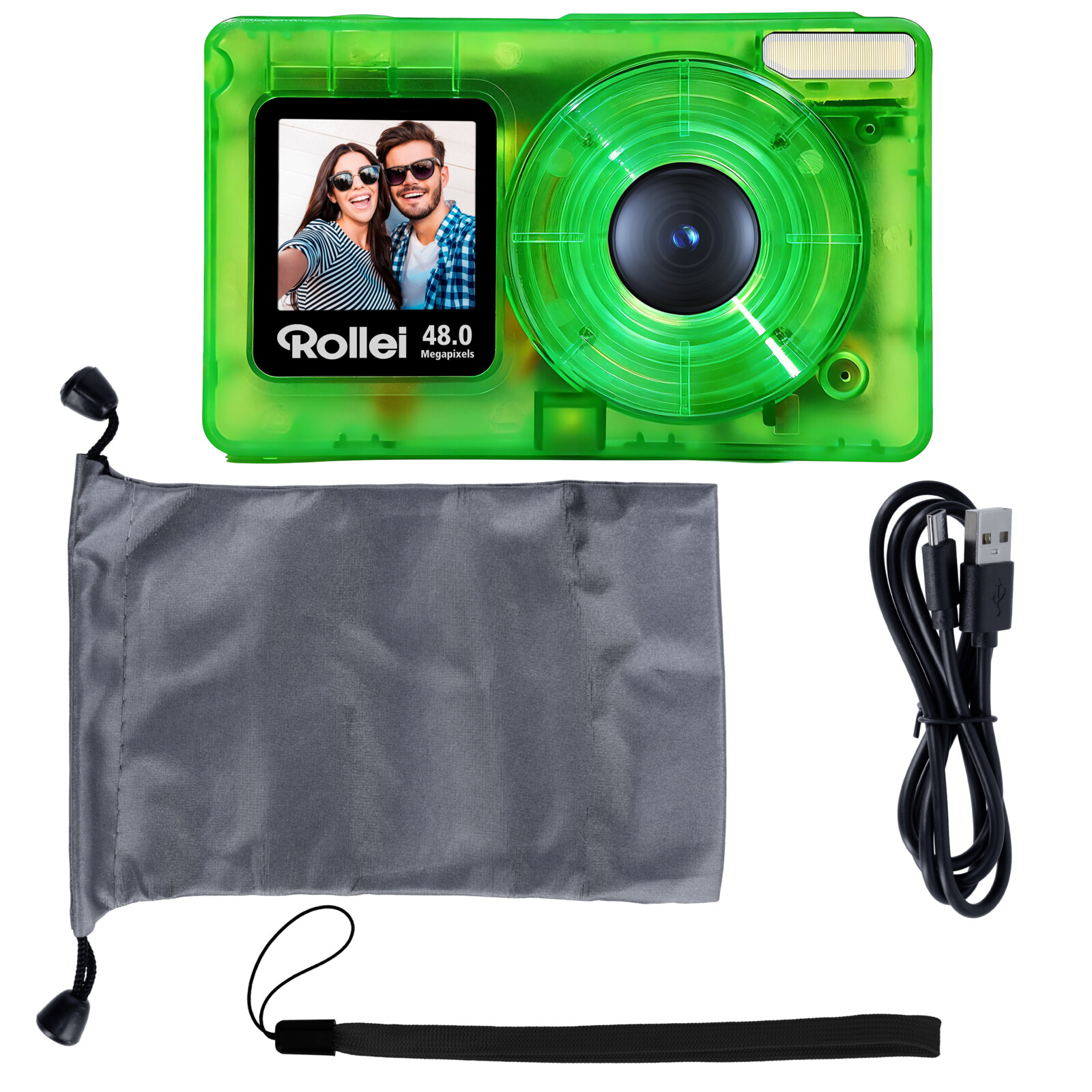 Rollei Compactline Pocket Transparent green