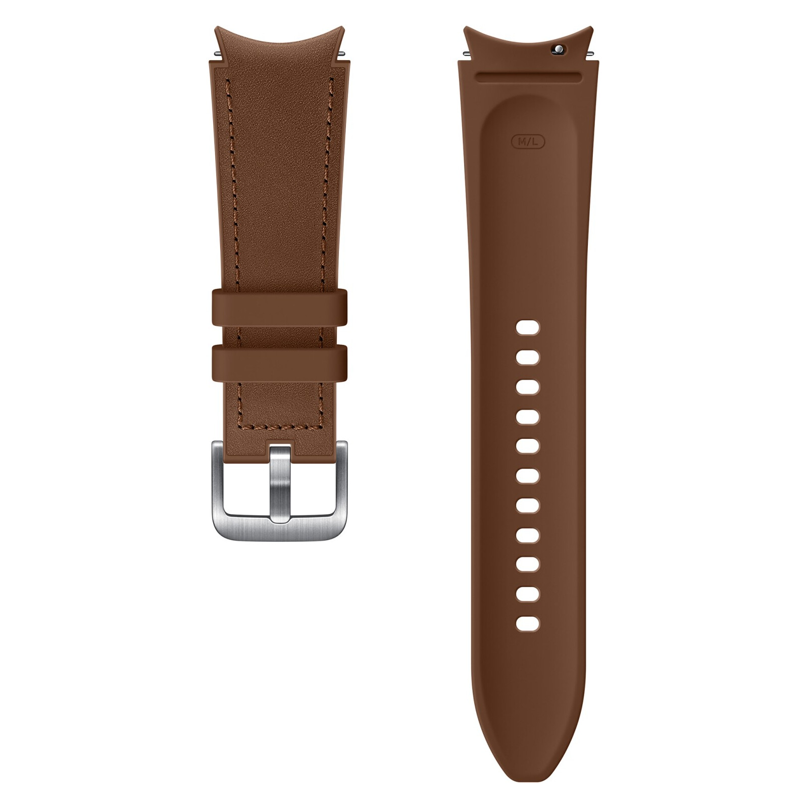 Samsung Ersatzarmband 20mm Hybrid Leder Camel 