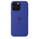 Apple iPhone 16 Pro Max Silikon Case mit Magsafe ultramarin 