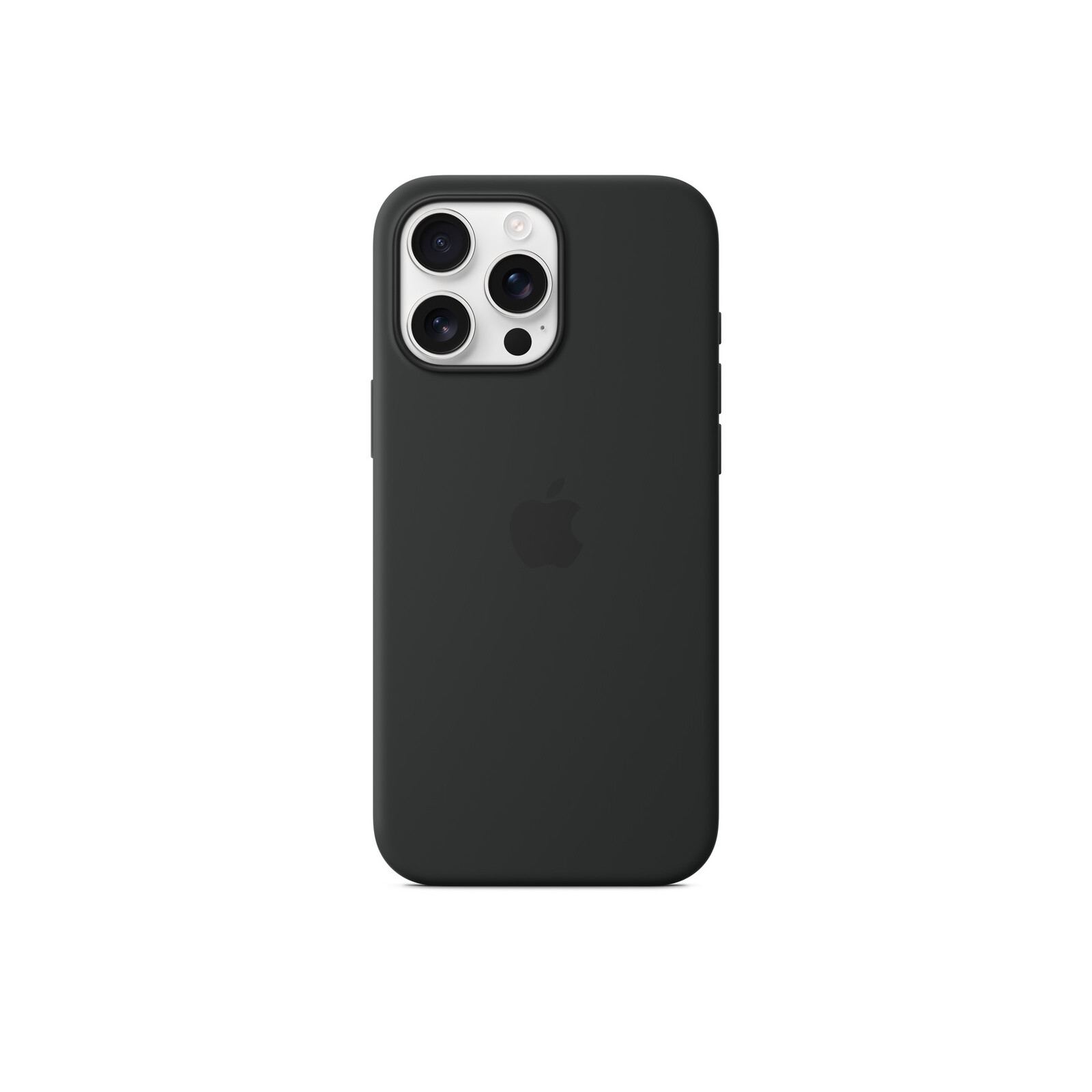 Apple iPhone 16 Pro Max Silikon Case mit Magsafe black