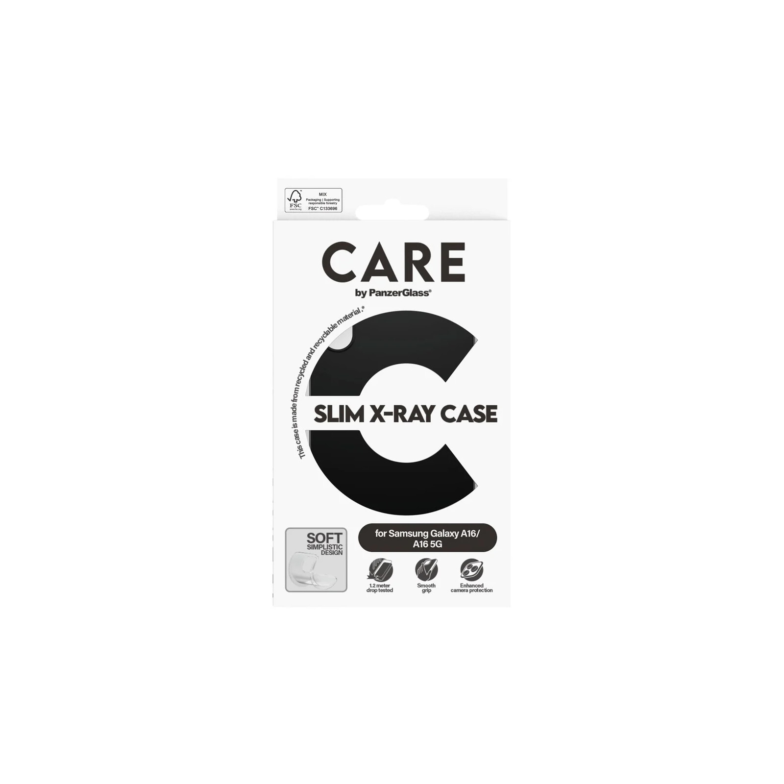 Care Back Cover Fashionable Samsung Galaxy A16 black