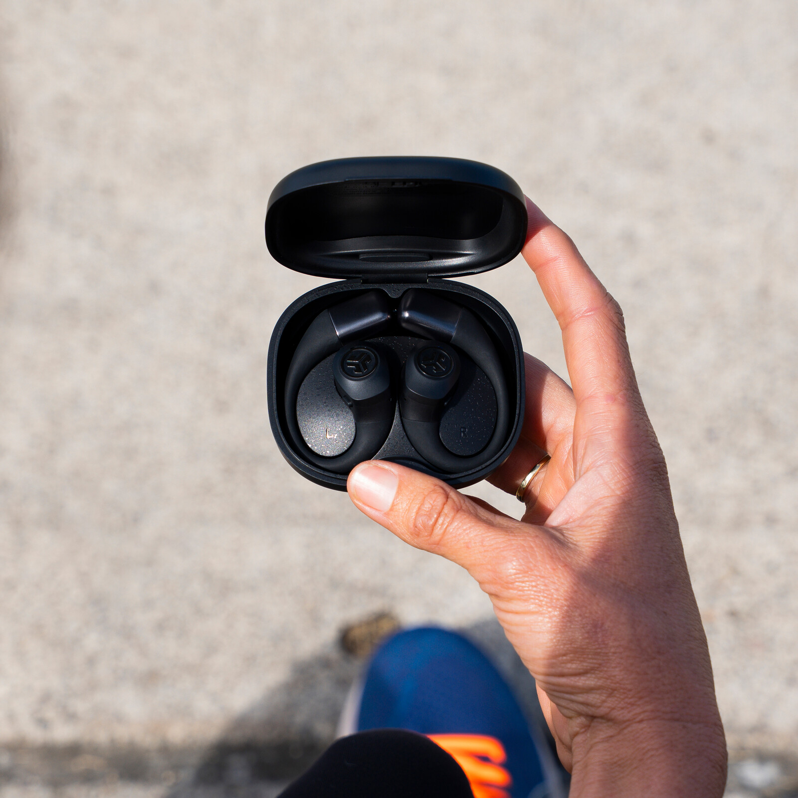 JLAB Open Sport TWS Headphones Black