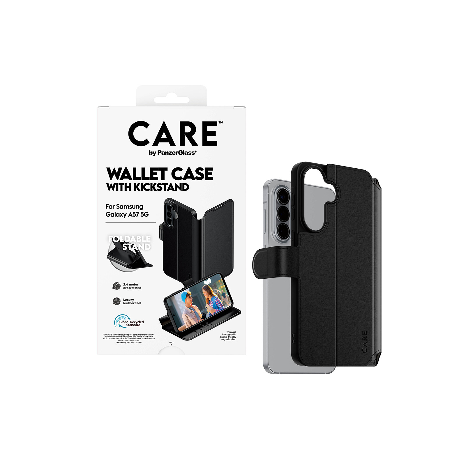 Care Wallet Case mit Kickstand Samsung Galaxy A57 5G