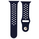 Mika Uhrenarmband Apple 42/44mm Silikon dunkelblau