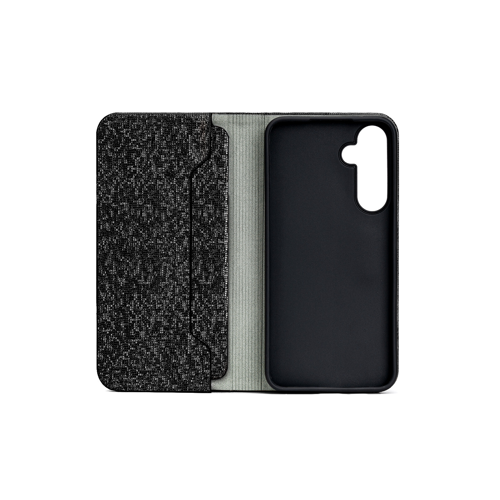 felixx Book Case NASSAU Samsung Galaxy A55 Glitter black
