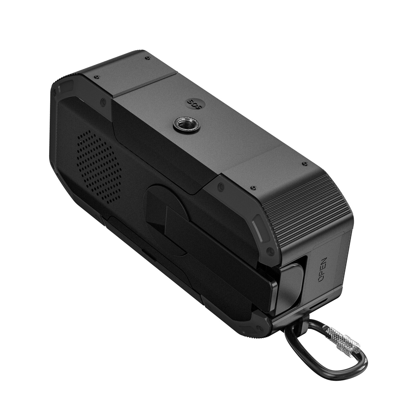 Felixx Outdoor FM/AM Radio Solar mit LED 5000mAh schwarz