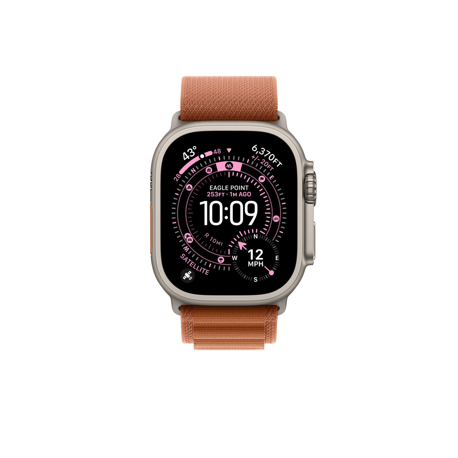Apple Watch 49mm Terracotta Alpine Loop L natural Titan