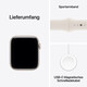 Apple Watch S11 LTE 42mm Gold Titan Case + Light Blush Sport M/L