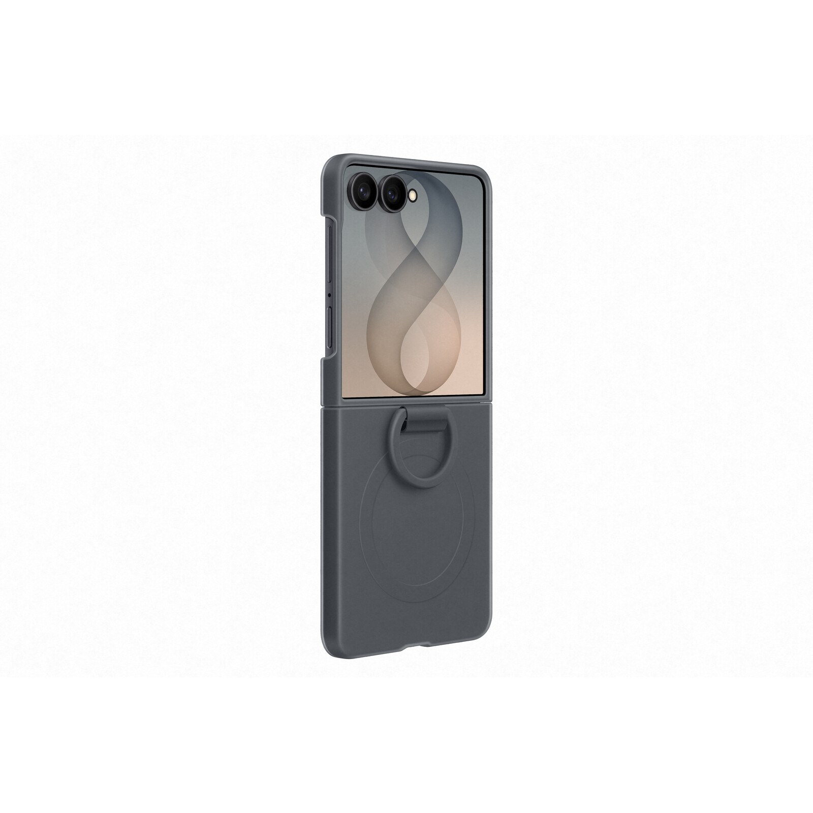 Samsung Silicone Ring Magnet Case Samsung Galaxy Z Flip 8 graphite
