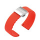 Mika Uhrenarmband Uni 18mm Silikon rot