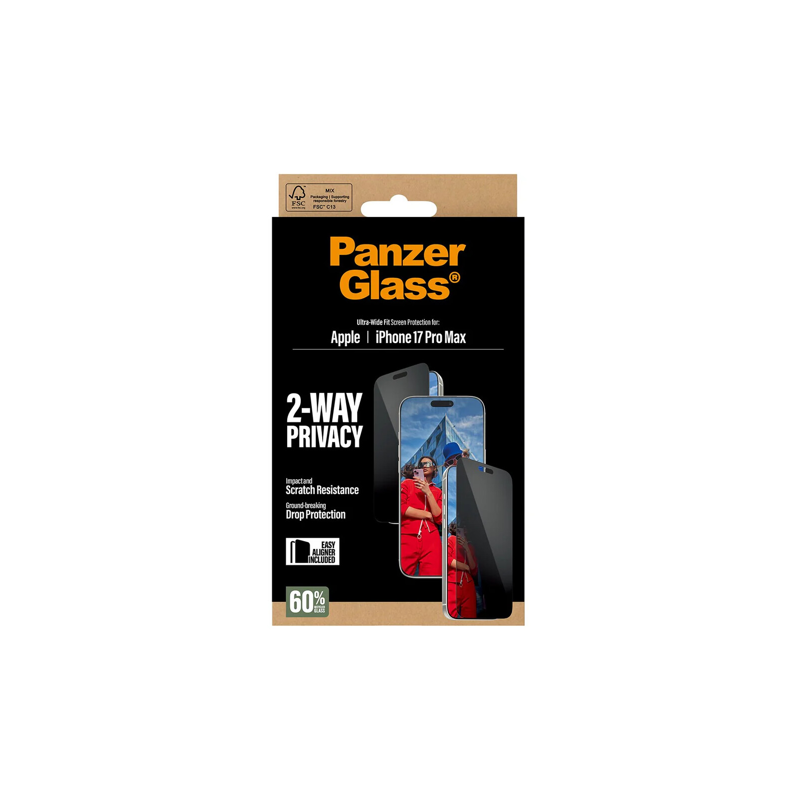 PanzerGlass Privacy Screen Protector iPhone 17 Pro Max