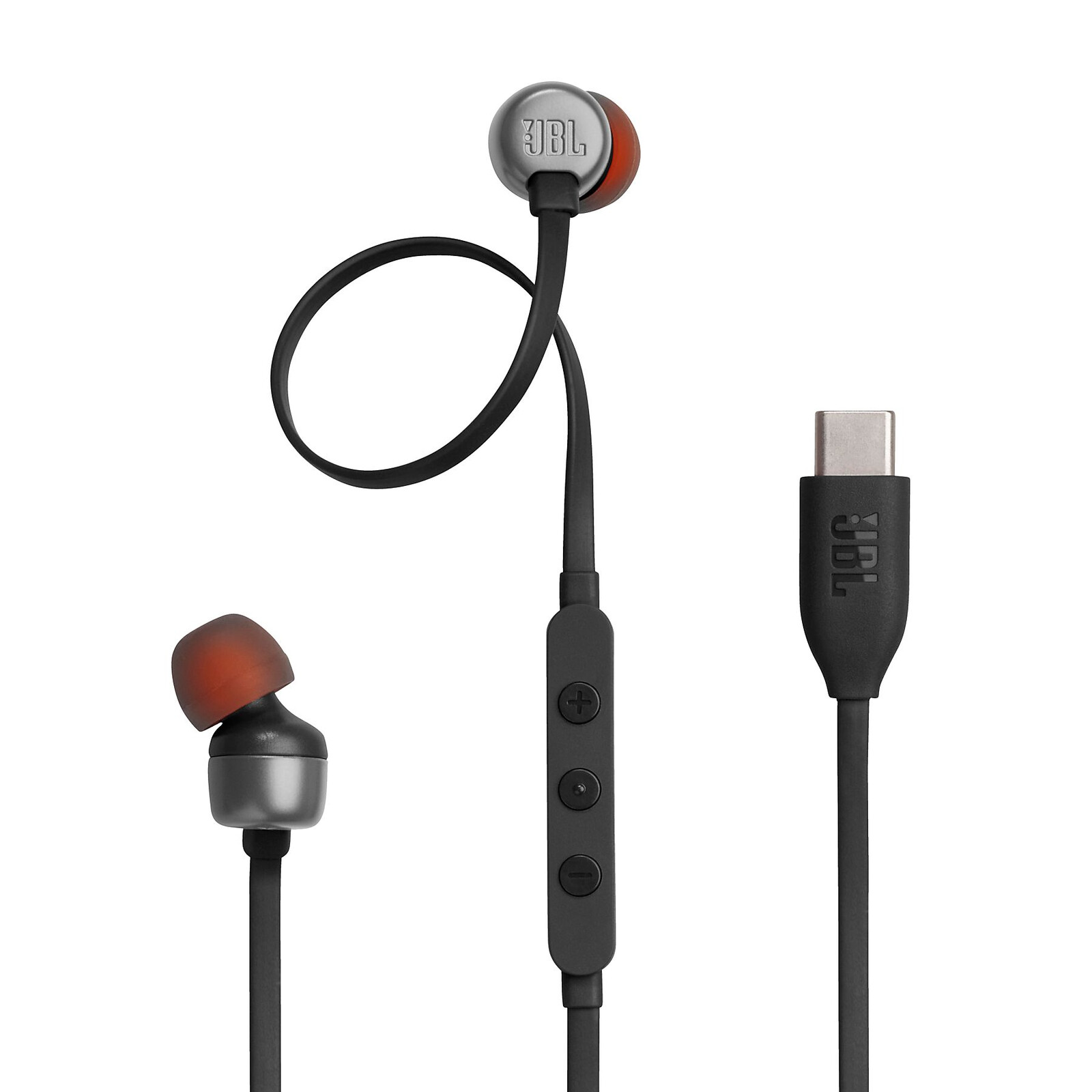 JBL TUNE310C kabelgebundener USB-C In-Ear Kopfh&ouml;rer schwarz